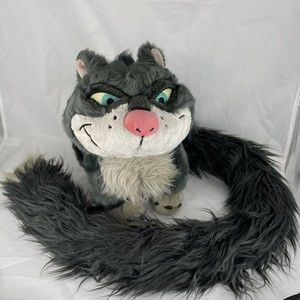DISNEY STORE Plush LUCIFER the CAT Special Edition Extra Long Tail